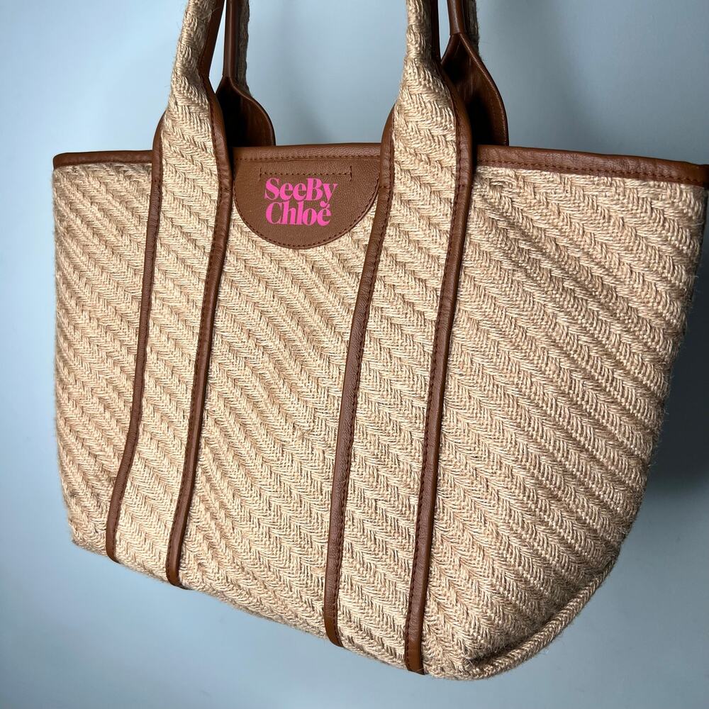 See By Chloe Jute Tote Bag - Picture 4 of 11